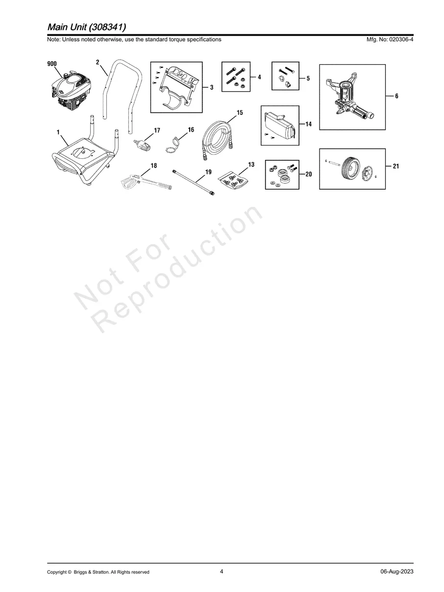 BRIGGS AND STRATTON, 020306-4, IPL.4